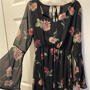 Altar’d state S long sleeve floral dress